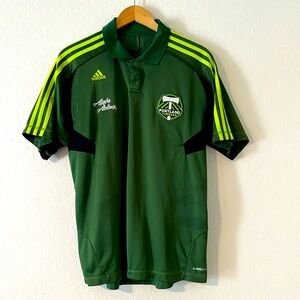 adidas Portland Timbers Polo Jersey ClimaCool Henley 2010/11 Men’s L